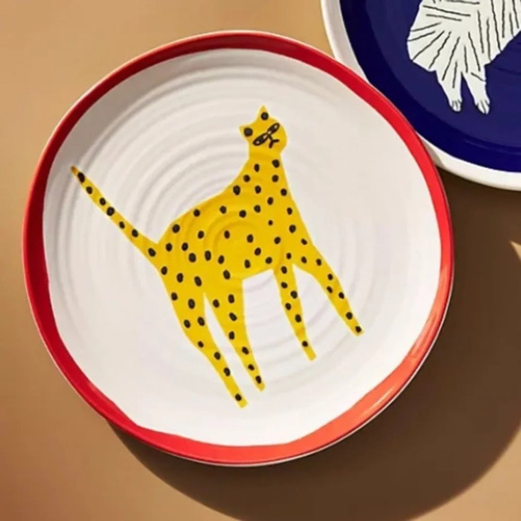 Anthropologie Marcello Velho Folksong Dessert Plate - Picture 2 of 2